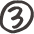 (3)